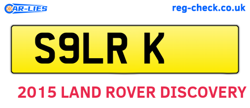 S9LRK are the vehicle registration plates.