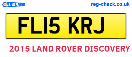 FL15KRJ are the vehicle registration plates.