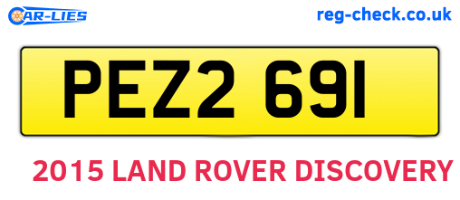 PEZ2691 are the vehicle registration plates.