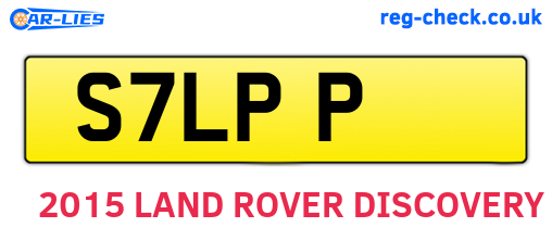 S7LPP are the vehicle registration plates.