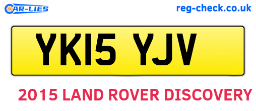 YK15YJV are the vehicle registration plates.