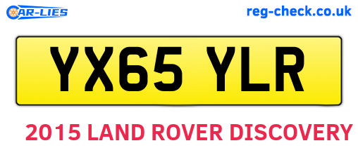 YX65YLR are the vehicle registration plates.