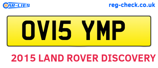 OV15YMP are the vehicle registration plates.