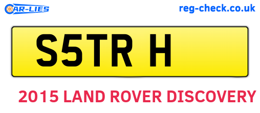 S5TRH are the vehicle registration plates.