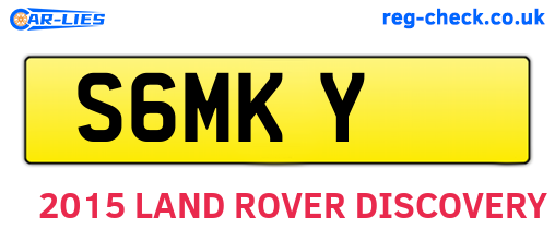 S6MKY are the vehicle registration plates.