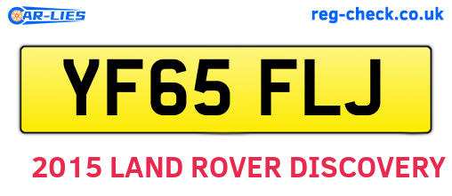 YF65FLJ are the vehicle registration plates.
