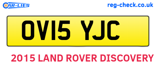 OV15YJC are the vehicle registration plates.