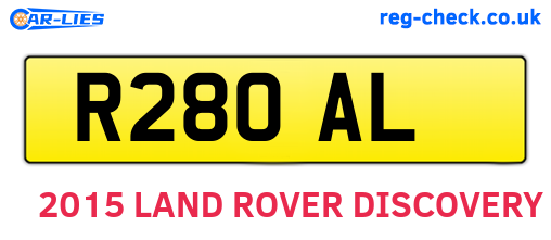 R28OAL are the vehicle registration plates.
