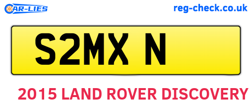 S2MXN are the vehicle registration plates.
