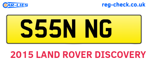 S55NNG are the vehicle registration plates.