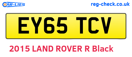 EY65TCV are the vehicle registration plates.