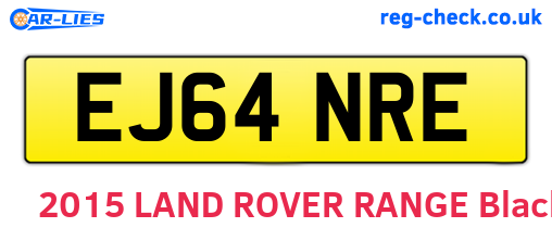 EJ64NRE are the vehicle registration plates.