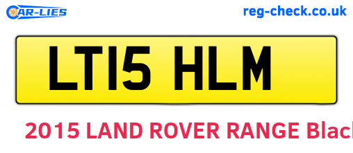 LT15HLM are the vehicle registration plates.