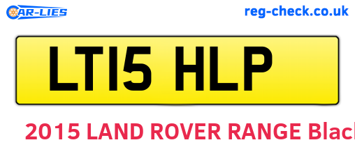 LT15HLP are the vehicle registration plates.