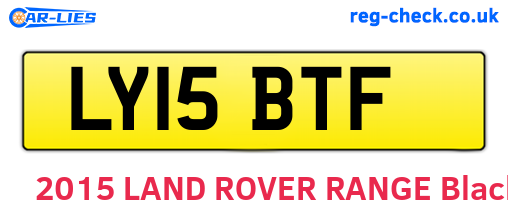 LY15BTF are the vehicle registration plates.