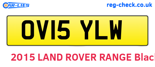 OV15YLW are the vehicle registration plates.