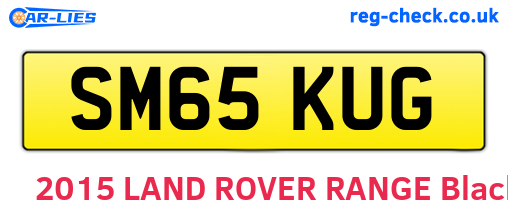 SM65KUG are the vehicle registration plates.