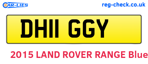 DH11GGY are the vehicle registration plates.