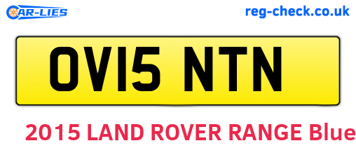 OV15NTN are the vehicle registration plates.
