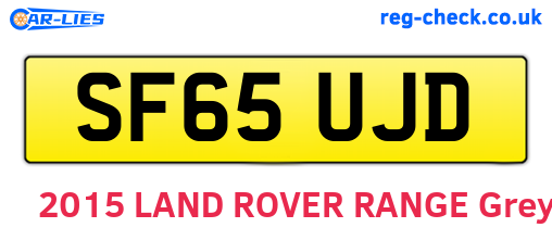 SF65UJD are the vehicle registration plates.