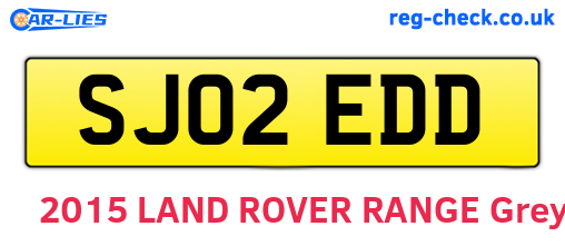 SJ02EDD are the vehicle registration plates.