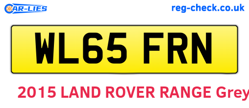 WL65FRN are the vehicle registration plates.