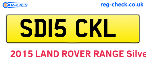 SD15CKL are the vehicle registration plates.