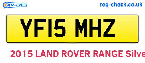 YF15MHZ are the vehicle registration plates.