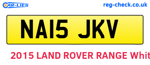 NA15JKV are the vehicle registration plates.