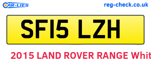 SF15LZH are the vehicle registration plates.