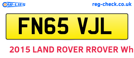 FN65VJL are the vehicle registration plates.