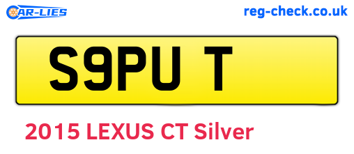 S9PUT are the vehicle registration plates.