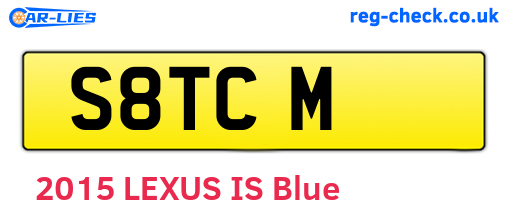 S8TCM are the vehicle registration plates.