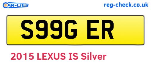S99GER are the vehicle registration plates.
