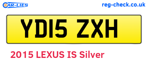 YD15ZXH are the vehicle registration plates.