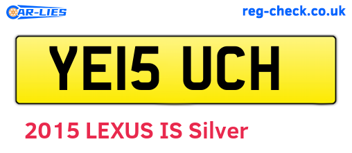 YE15UCH are the vehicle registration plates.
