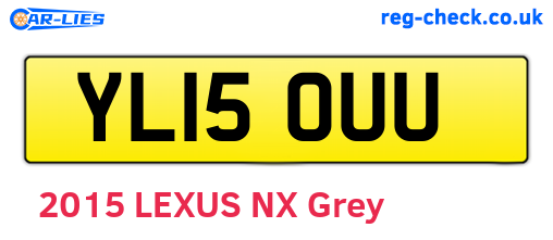 YL15OUU are the vehicle registration plates.