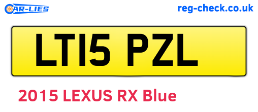 LT15PZL are the vehicle registration plates.