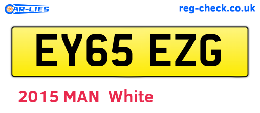 EY65EZG are the vehicle registration plates.