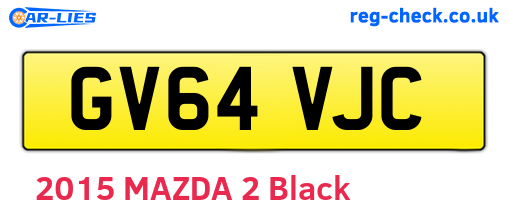 GV64VJC are the vehicle registration plates.