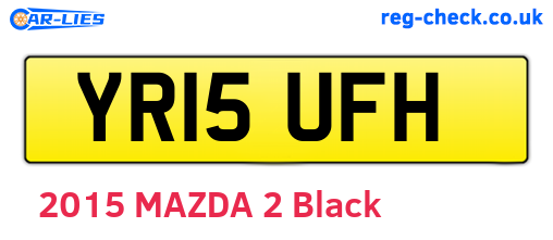 YR15UFH are the vehicle registration plates.