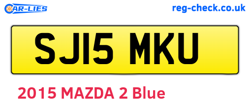 SJ15MKU are the vehicle registration plates.