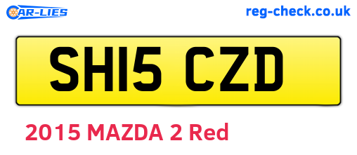 SH15CZD are the vehicle registration plates.