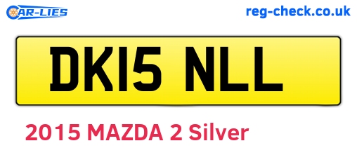 DK15NLL are the vehicle registration plates.
