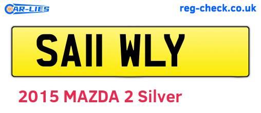 SA11WLY are the vehicle registration plates.