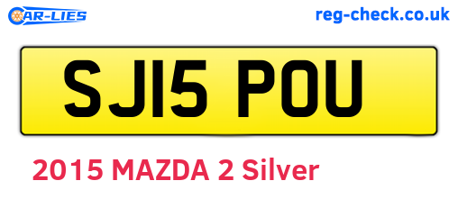 SJ15POU are the vehicle registration plates.