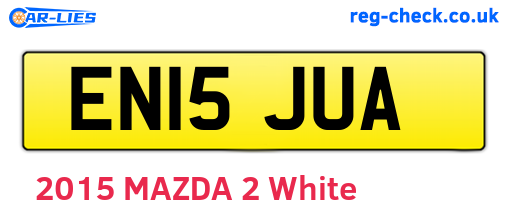 EN15JUA are the vehicle registration plates.