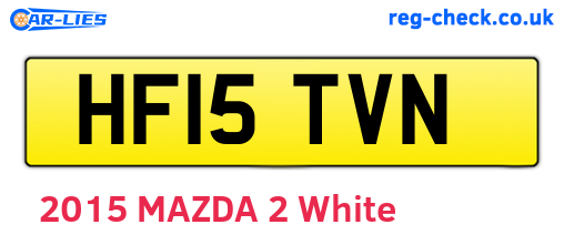 HF15TVN are the vehicle registration plates.