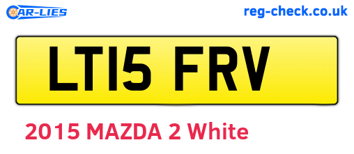 LT15FRV are the vehicle registration plates.