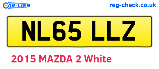 NL65LLZ are the vehicle registration plates.